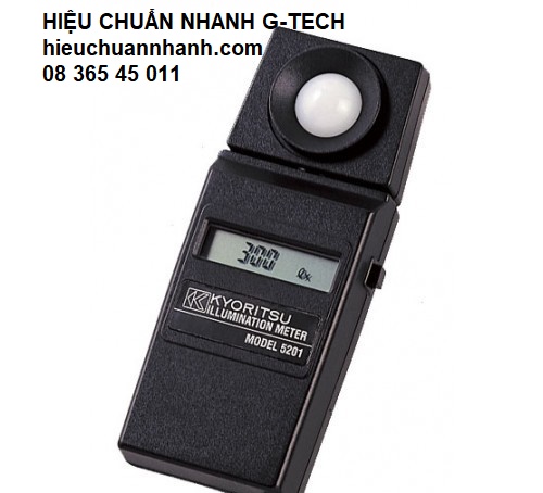 Hiệu chuẩn máy đo cường độ ánh sáng/ Luminometer KYORITSU 5201- Hiệu chuẩn nhanh