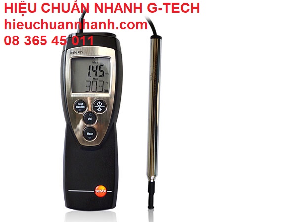 Hiệu chuẩn thiết bị đo tốc độ gió, vận tốc gió, lưu lượng gió Hãng TESTO- Hiệu chuẩn G-TECH