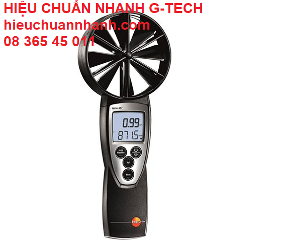 Hiệu chuẩn thiết bị đo tốc độ gió, vận tốc gió, lưu lượng gió Hãng TESTO- Hiệu chuẩn G-TECH