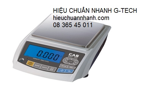 Hiệu chuẩn cân điện tử/ Electronic Balance CAS MWP-300H- Dv hiệu chuẩn nhanh