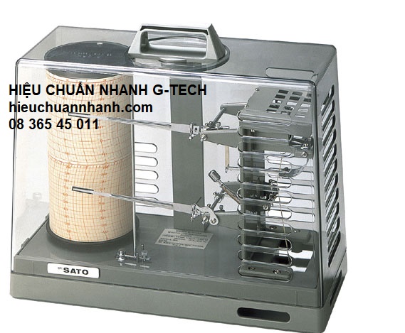 Hiệu chuẩn nhiệt kế tự ghi/ Thermo-Hygrograph SATO KEIRYOKI 7210-00- Hiệu chuẩn nhanh