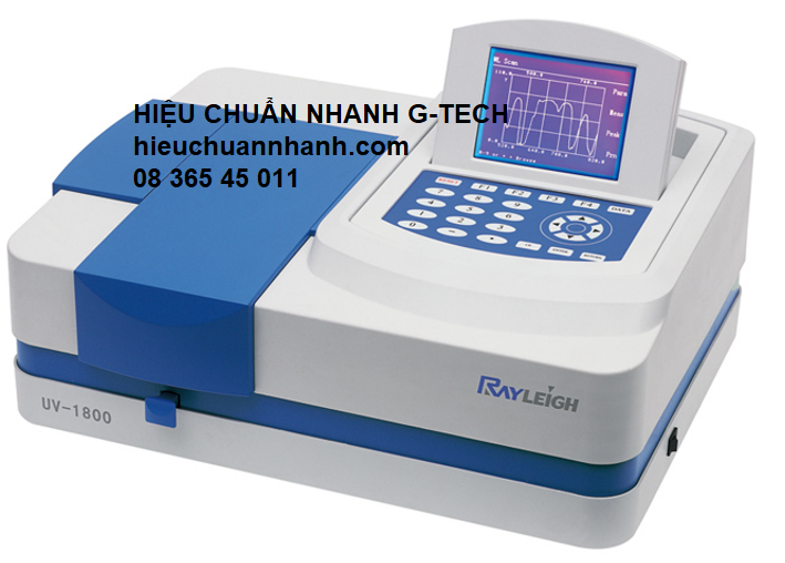 Hiệu chuẩn máy đo quang phổ/ Spectrophotometer CHINA UV1800 UV-Vis