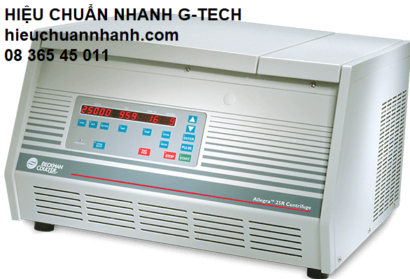 Hiệu chuẩn máy ly tâm/ Centrifuge BECKMAN ALLEGRA25R- Hiệu chuẩn nhanh 