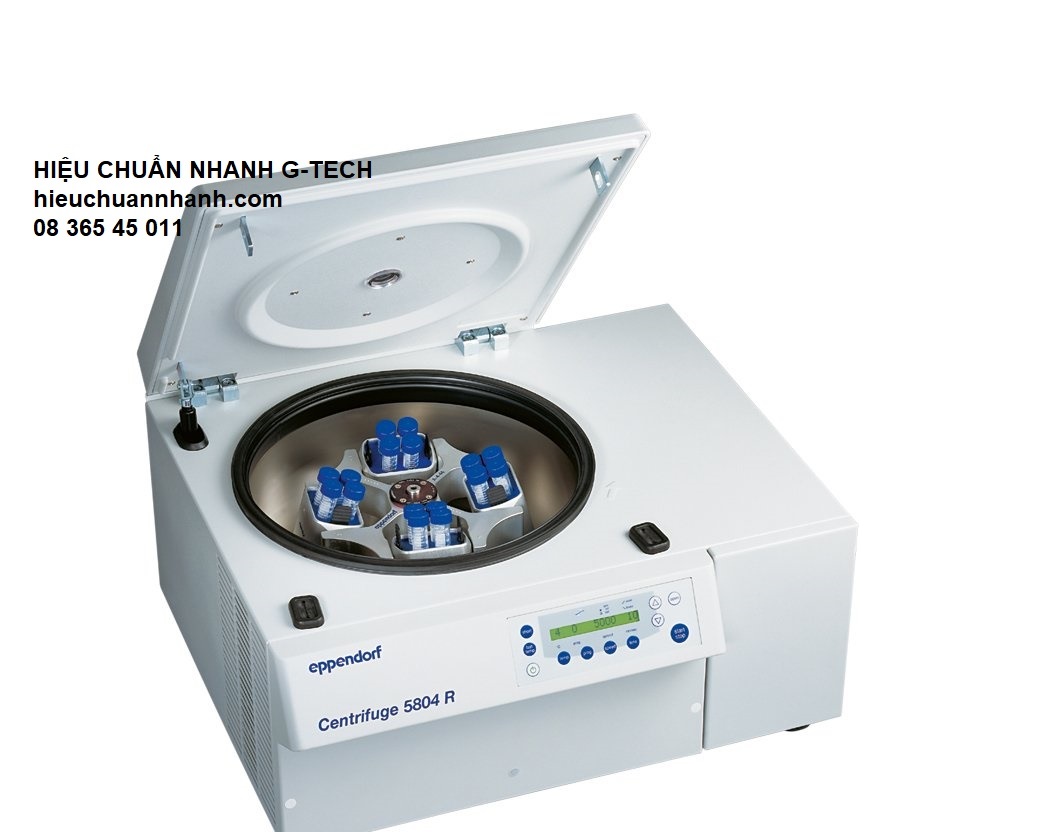 Hiệu chuẩn máy ly tâm/ Centrifuge EPPENDORF 5804R- Hiệu chuẩn nhanh