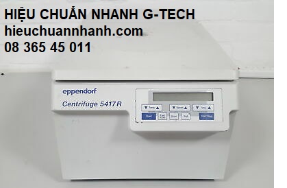 Hiệu chuẩn máy ly tâm/ Centrifuge EPPENDORF 5417R- Hiệu chuẩn nhanh