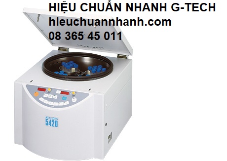 Hiệu chuẩn máy ly tâm KUBOTA 5420/ Centrifuge- Hiệu chuẩn nhanh