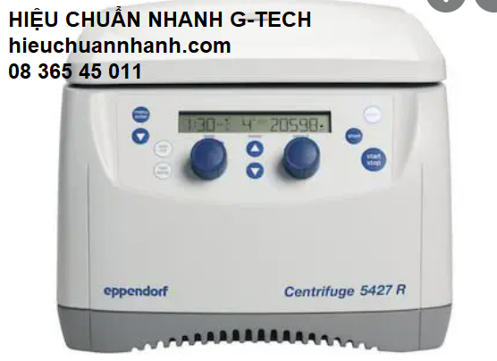 Hiệu chuẩn máy ly tâm EPPENDORF 5427R/ Refrigerated Table Top Centrifuge