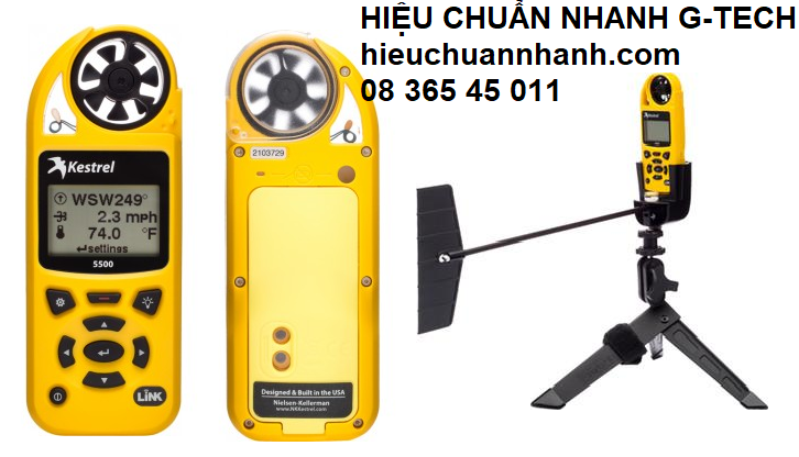 Hiệu chuẩn thiết bị đo tốc độ gió, đo vi khí hậu Hãng KESTREL- Hiệu chuẩn G-TECH