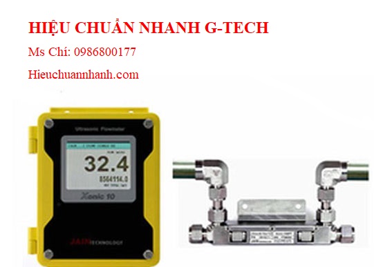 Hiệu chuẩn đồng hồ đo lưu lượng nước bằng siêu âm Dynaflox DFWF-32-4-1-1 (kiểu lắp cố định).Hiệu chuẩn nhanh G-tech