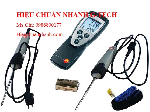 Hiệu chuẩn máy đo nhiệt độ TESTO 915i (-50 ~ 400°C).Hiệu chuẩn nhanh G-tech