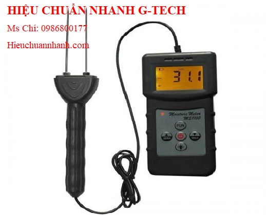 Hiệu chuẩn  máy đo độ ẩm dệt may, cotton, bông, vải China MS7100C.Hiệu chuẩn nhanh G-tech