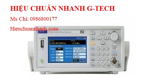  Hiệu chuẩn máy phát sóng RF, chọn mua thêm U01 TTI TGR2051-U01 (150kHz - 1500 MHz).Hiệu chuẩn nhanh G-tech