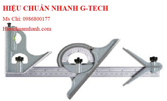  Hiệu chuẩn bộ thước đo góc vạn năng Mitutoyo 180-907B (300mm).Hiệu chuẩn nhanh G-tech