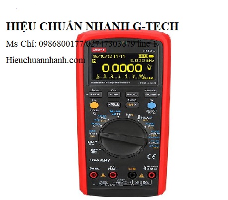 Hiệu chuẩn đồng hồ vạn năng UNI-T UT171A (±0.25%,1000V,10A,True RMS).Hiệu chuẩn nhanh G-tech