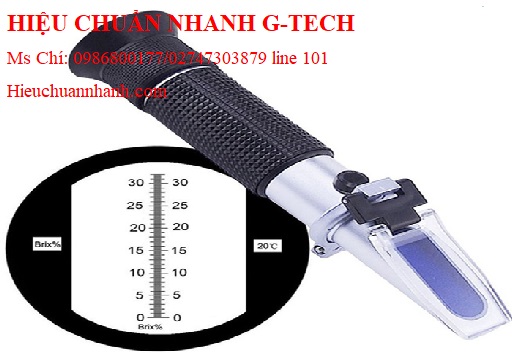 Hiệu chuẩn khúc xạ kế đo độ ngọt và chỉ số khúc xạ điện tử HINOTEK SGW-733 (0-100%, 1.30000-1.70000).Hiệu chuẩn nhanh G-tech