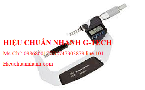  Hiệu chuẩn panme đo ngoài điện tử chống nước Mitutoyo 293-148 (75-100mm/0.001mm, 2mm/vòng xoay).Hiệu chuẩn nhanh G-tech