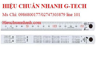 Mua bán THƯỚC LÁ SHINWA 13005 (150mm) Shinwa 13005 kèm hiệu chuẩn.Hiệu chuẩn G-tech