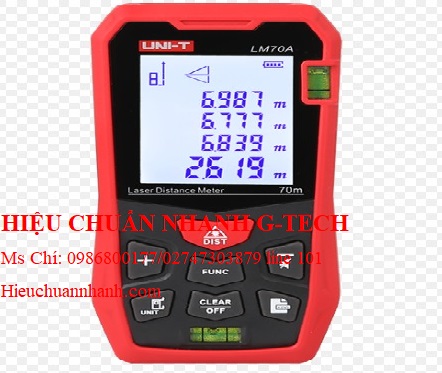 Mua bán máy đo khoảng cách laze UNI-T LM70A (70m) kèm hiệu chuẩn.Hiệu chuẩn G-tech