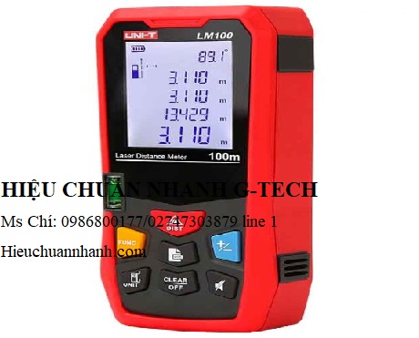 Mua bán máy đo khoảng cách laze UNI-T LM100A (100m) kèm hiệu chuẩn.Hiệu chuẩn G-tech