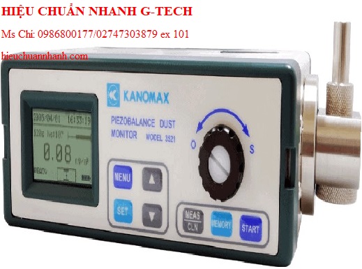 Phân Phối Máy Đo Nồng Độ Bụi, Model: 3521 kèm hiệu chuẩn.Hiệu chuẩn nhanh G-tech