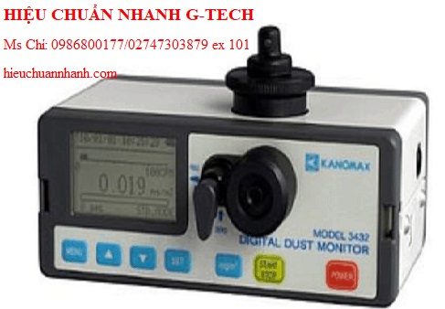 Phân Phối Máy Đo Nồng Độ Bụi, Model: 3432 Kèm Hiệu Chuẩn.Hiệu Chuẩn Nhanh G-tech
