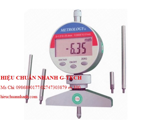 Phân Phối Đồng Hồ Đo Độ Sâu 0-200mm, Model: DD-9200E Kèm Hiệu Chuẩn