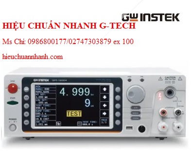 Phân Phối Máy Kiểm Tra An Toàn Điện, Model: GPT-12003 (AC/DC/IR) Kèm Hiệu Chuẩn