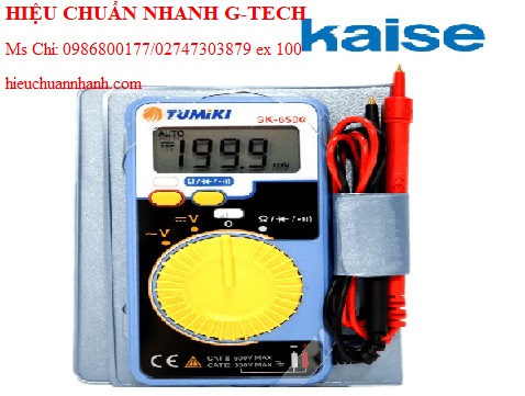 Phân phối Đồng Hồ Vạn Năng Cầm Tay Chỉ Thị Số, Model: SK-6500 Kèm Hiệu Chuẩn 