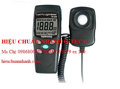  Hiệu chuẩn thiết bị đo cường độ ánh sáng TENMARS TM-202 (20~200000 lux). Hiệu chuẩn nhanh G-tech