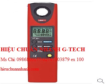 Hiệu chuẩn máy đo cường độ ánh sáng UNI-T UT381 (20 Lux~20000 Lux). Hiệu chuẩn nhanh G-tech