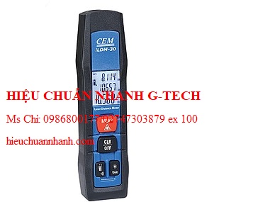 Hiệu chuẩn  máy đo khoảng cách laze CEM iLDM-50 (0.05 ~ 50m). Hiệu chuẩn nhanh G-tech