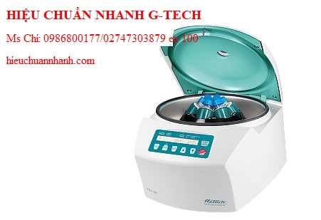 Hiệu chuẩn máy li tâm nhỏ Hettich EBA 280 (6 x 50 ml, 6000 rpm). Hiệu chuẩn nhanh G-tech
