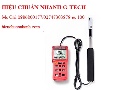 Hiệu chuẩn máy đo tốc độ gió Amprobe TMA-21HW (0.10 m/s~30.00 m/s). Hiệu chuẩn nhanh G-tech
