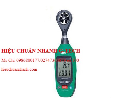 Hiệu chuẩn máy đo tốc độ gió INSIZE 0110-1125 (1.1-25.0m/s). Hiệu chuẩn nhanh G-tech