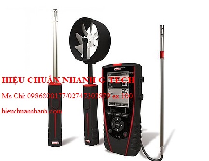 Hiệu chuẩn máy đo nhiệt - độ ẩm gió KIMO VT210M (VT210 + đầu dò thiên văn SMT 900). Hiệu chuẩn nhanh G-tech