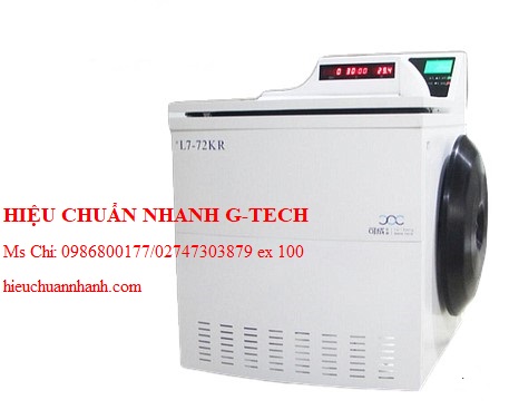 Hiệu chuẩn máy ly tâm lạnh để sàn Kecheng L7-72KR (8000rpm). Hiệu chuẩn nhanh G-tech