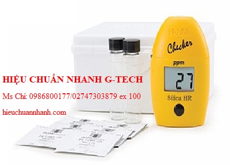 Hiệu chuẩn  máy kiểm tra nồng độ Silica thang đo cao Hanna HI770 (0 - 200 ppm). Hiệu chuẩn nhanh G-tech