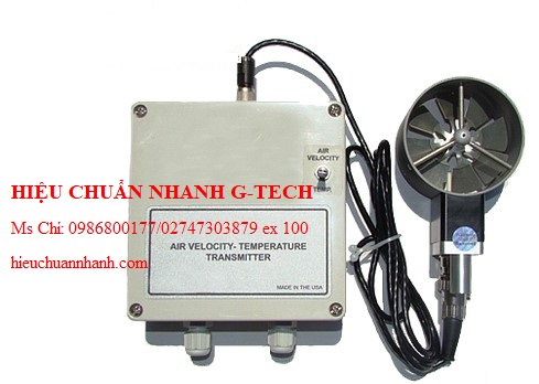 Hiệu chuẩn  bộ truyền dữ liệu tốc độ gió & nhiệt độ Kanomax TAT420 (loại cánh quạt). Hiệu chuẩn nhanh G-tech