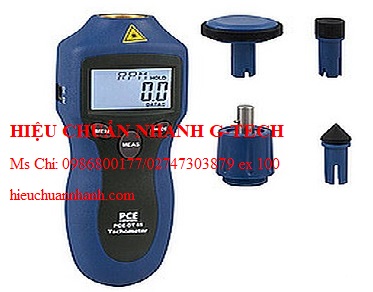 Hiệu chuẩn PCE DT 65 Tachometer. Hiệu chuẩn nhanh G-tech