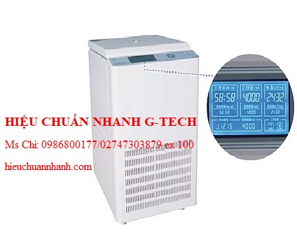 Hiệu chuẩn máy ly tâm lạnh Zonkia KDC-220HR (23000rpm). Hiệu chuẩn nhanh G-tech