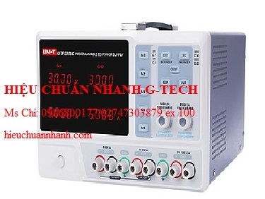 Hiệu chuẩn nguồn một chiều điều chỉnh DC UNI-T UTP3305C (30V/5A/315W). Hiệu chuẩn nhanh G-tech