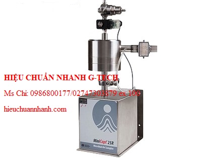 Hiệu chuẩn máy lấy mẫu không khí trong khí nén PMS MiniCapt 100R (100 lít/phút). Hiệu chuẩn nhanh G-tech