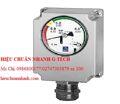 Hiệu chuẩn đồng hồ chỉ thị khí Comde-Derenda D56Hybrid (0 … 10 bar). Hiệu chuẩn nhanh G-tech