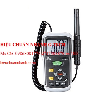 Hiệu chuẩn  máy đo Nhiệt độ & Độ ẩm CEM DT-635 (100%RH, -20~1000ºC type K). Hiệu chuẩn nhanh G-tech