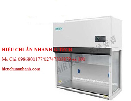 Hiệu chuẩn tủ cấy vô trùng VD loại để bàn Airtech VD-1320 (1240 x 490 x 550 mm). Hiệu chuẩn nhanh G-tech