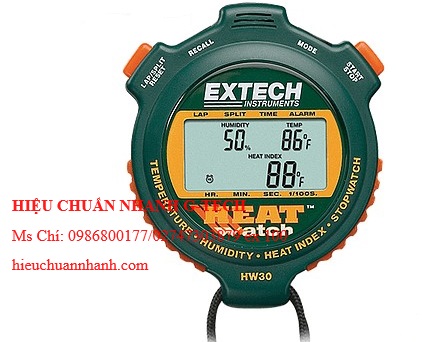 Hiệu chuẩn đồng hồ bấm giờ/giây EXTECH HW30. Hiệu chuẩn nhanh G-tech