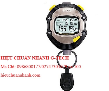 Hiệu chuẩn đồng hồ bấm giây CASIO HS-70W. Hiệu chuẩn nhanh G-tech