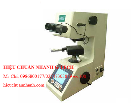 Hiệu chuẩn thiết bị kiểm tra độ cứng micro viker Laryee HVM-1000. Hiệu chuẩn nhanh G-tech