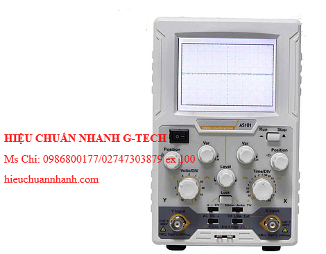 Hiệu chuẩn máy hiện sóng tương tự OWON AS101 (10MHz, 100MS/s, 1 Kênh). Hiệu chuẩn nhanh G-tech