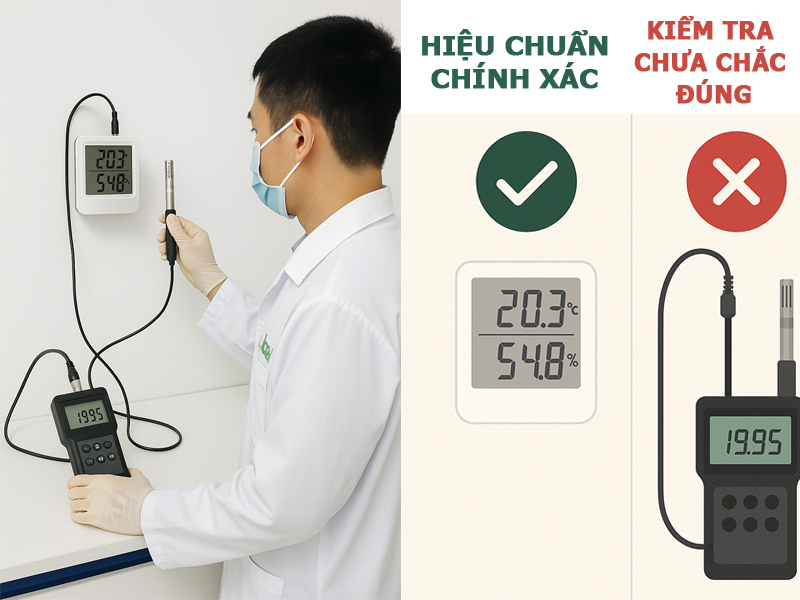 Tác động của thiết bị đo nhiệt độ và độ ẩm sai lệch đến chất lượng sản phẩm hoặc sức khỏe